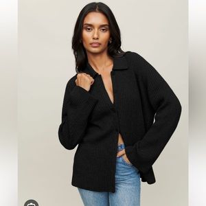 REFORMATION black cashmere sweater NWT